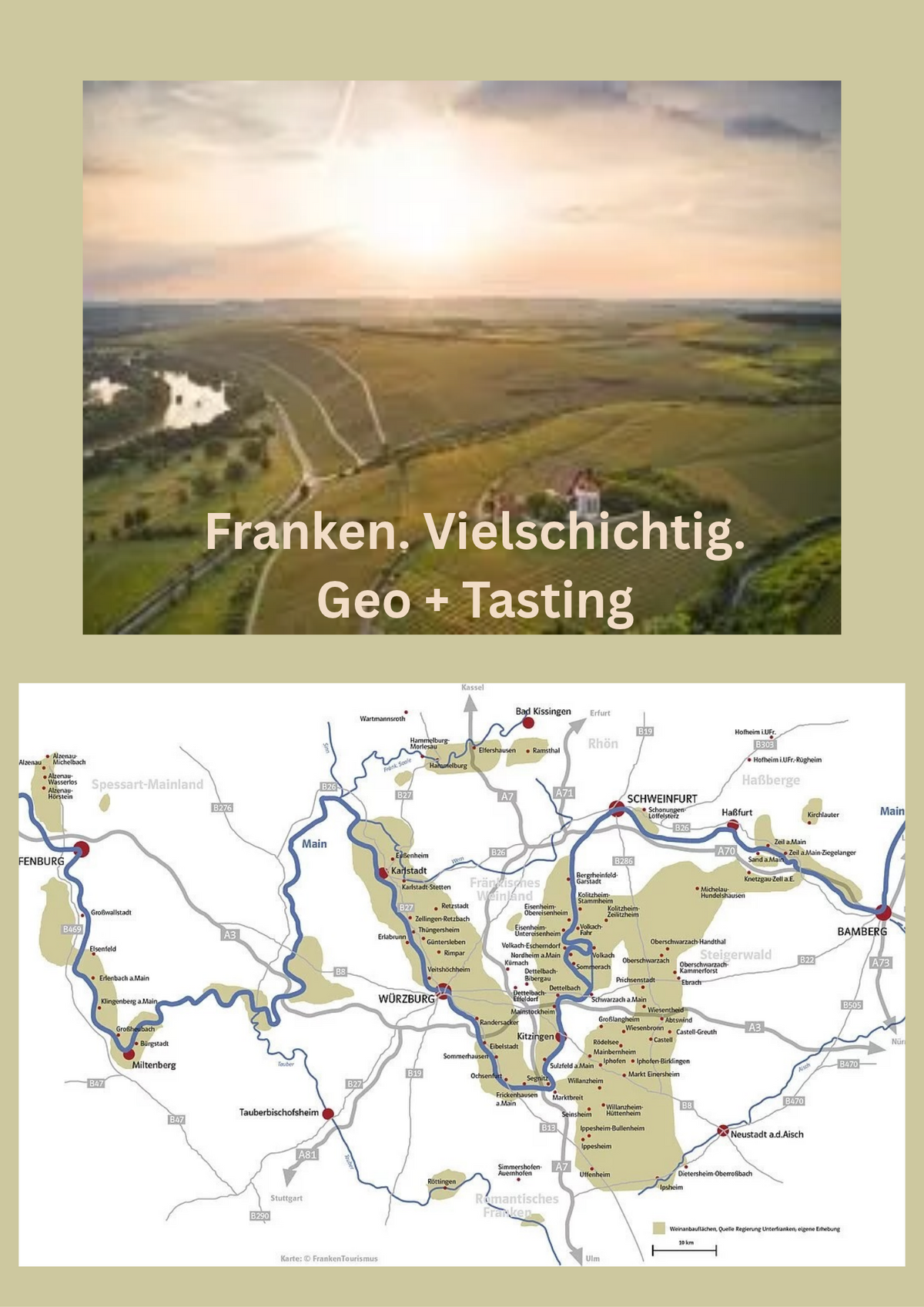 Franken. Vielschichtig. Geo + Tasting