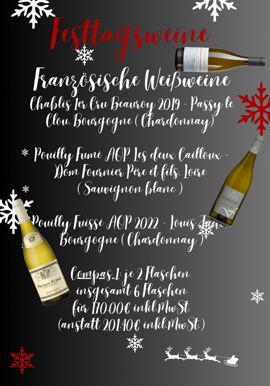 Festtagsweine: Französische Weißweine